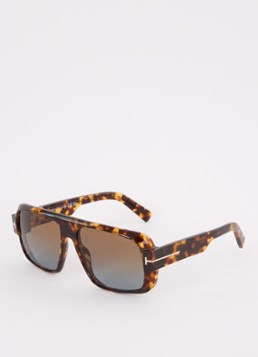 TOM FORD Heren Piloten zonnebril TR001833 Bruin - Deal