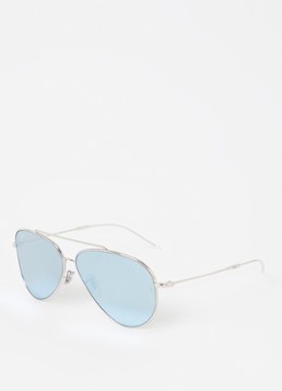 Ray-Ban Heren Aviator Reverse zonnebril RBR0101S Zilver - Deal