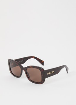 Prada Dames Butterfly zonnebril PRA08S Donkerbruin - Deal