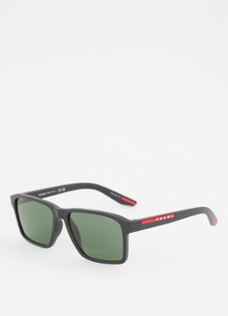 Prada Linea Rossa Dames Retro zonnebril PS05YS Antraciet - Deal