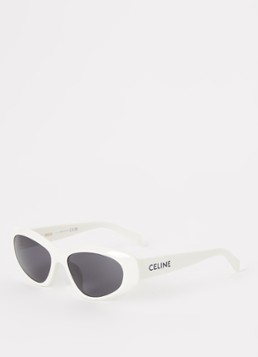 Celine Dames Monochroms zonnebril CL000455 Gebroken wit - Deal