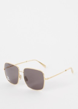 Celine Dames Rhinestone Triomphe zonnebril CL000451 Goud - Deal