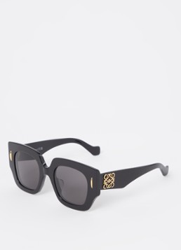 LOEWE Dames Anagram zonnebril LW40129U Zwart - Deal