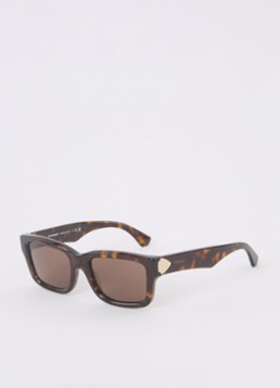 Burberry Dames Retro zonnebril BE4443 Donkerbruin