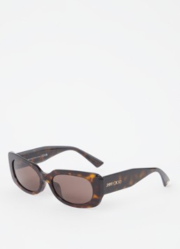 Jimmy Choo Dames Retro zonnebril JC5029U Donkerbruin - Deal