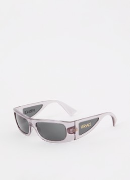 Versace Dames Retro zonnebril VE4481 Transparant - Deal