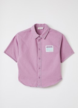 American Vintage Meisjes Grace Bay blouse met borduring in de kleur Roze, maat: 13Y = 158