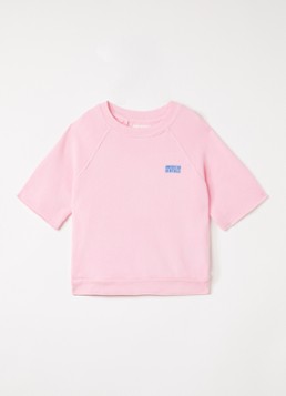 American Vintage Meisjes Izubird T-shirt met logo in de kleur Roze, maat: 3Y = 98