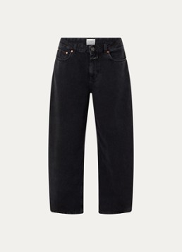 CLOSED Dames Jazzie high waist wide leg jeans in de kleur Donkergrijs