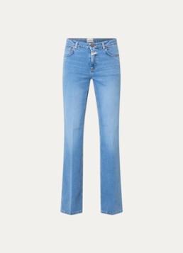 CLOSED Dames Jovanna high waist flared fit jeans met lichte wassing in de kleur Indigo