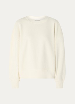 CLOSED Dames Sweater van badstof in de kleur Gebroken wit