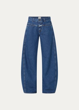 CLOSED Dames Tori-x high waist wide leg jeans met steekzakken in de kleur Indigo