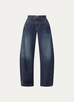 CLOSED Dames Tori-X high waist balloon fit jeans met medium wassing in de kleur Indigo