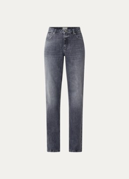 CLOSED Dames Jora high waist slim fit jeans met donkere wassing in de kleur Antraciet