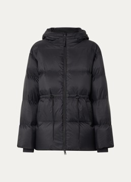 CLOSED Dames Pufferjack met donsvulling en capuchon in de kleur Zwart