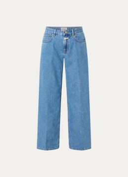 CLOSED Dames Jayla cropped low waist wide fit jeans met medium wassing in de kleur Jeans