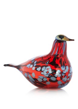 Iittala Robijnvogel van glas 13 cm Multicolor - Deal