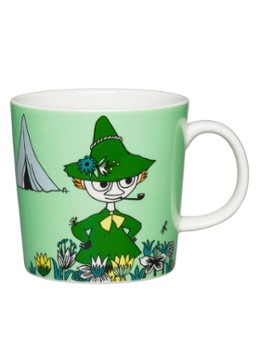 Arabia Snufkin Moomin kopje 30 cl Lichtgroen - Deal