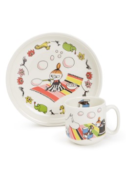 Arabia Little My kinderserviesset 2-delig Gebroken wit - Deal