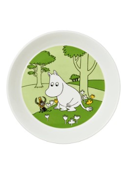 Arabia Moomin gebaksbordje 19 cm Groen - Deal