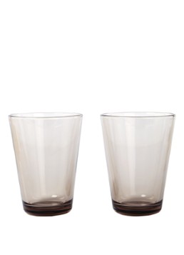 Iittala Kartio drinkglas 40 cl set van 2 Bruin - Deal