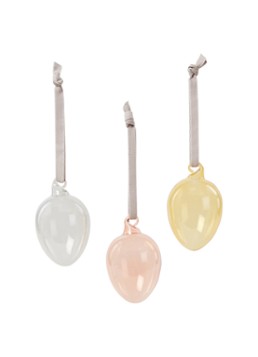 Iittala Lasimunat decoratiehangers 6 cm set van 3 Multicolor