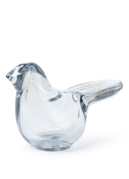 Iittala Birds decoratie vogel 6 cm Transparant