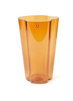 Iittala Alvar Aalto vaas 22 cm Roestbruin