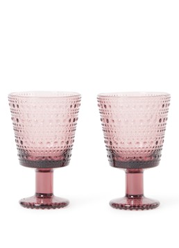 Iittala Kastehelmi glas 26 cl set van 2 Paars - Deal