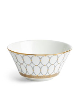 Wedgwood Renaissance Grey kom 11 cm Wit - Deal