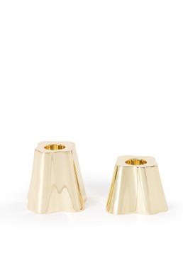 Iittala Alvar Aalto kandelaar set van 2 Goud - Deal