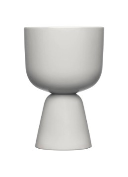 Iittala Napulla bloempot voor binnen Ø12,5 cm Lichtgrijs