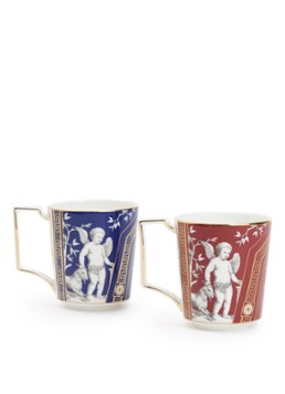 Wedgwood Renaissance Mix kopje 30 cl set van 2 in geschenkdoos Donkerblauw - Deal