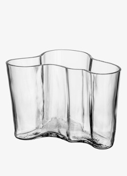 Iittala Alvar Aalto vaas 14 cm Transparant - Deal