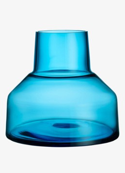Iittala Solare Low vaas 20 cm Blauw - Deal