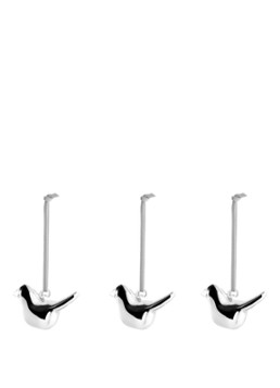 Iittala Birds by Toikka kersthanger set van 3 Zilver - Deal