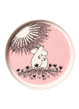 Moomin Arabia Moomin Love taartplateau 28 cm Lichtroze - Deal