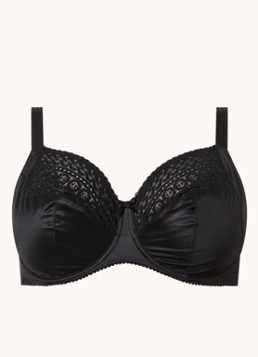 PrimaDonna Dames Montara beugel bh met kant in de kleur Zwart