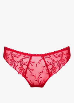 PrimaDonna Dames Solisse string met borduring in de kleur Rood