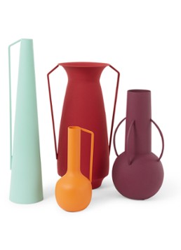 POLSPOTTEN Roman Evening vaas set van 4 Multicolor - Deal