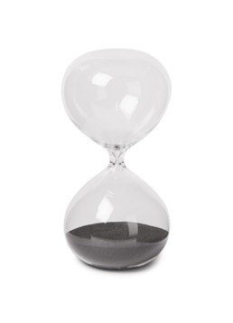 POLSPOTTEN Zandloper S 20 cm Zwart - Deal