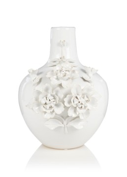 POLSPOTTEN 3D Rose vaas 37 cm Wit - Deal