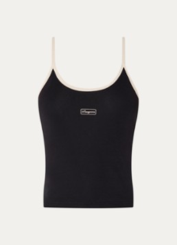 Laagam Dames Memfis tanktop met logo in de kleur Zwart, maat: M