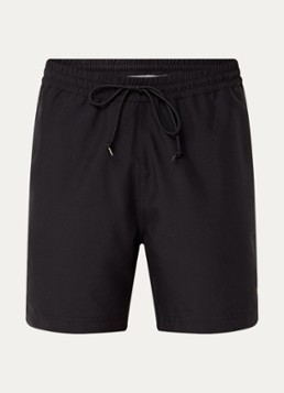 Carhartt WIP Heren Chase zwemshorts met steekzakken en logo in de kleur Zwart, maat: M
