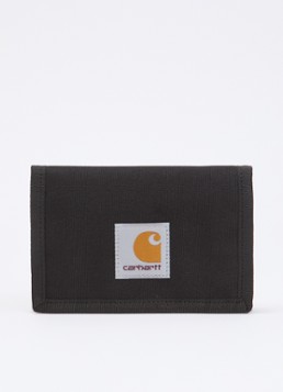 Carhartt WIP Heren Alec portemonnee van canvas in de kleur Zwart, maat: OS