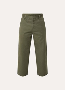 Carhartt WIP Heren Brady straight fit chino met steekzakken in de kleur Legergroen, maat: 31
