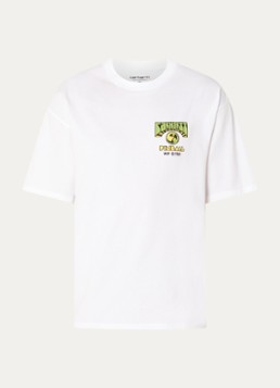 Carhartt WIP Heren Pinball T-shirt met logoborduring in de kleur Wit, maat: XL