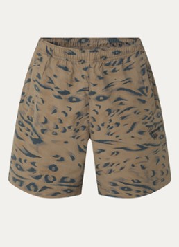 Carhartt WIP Heren Travon wide fit korte broek met print in de kleur Mosgroen, maat: XL
