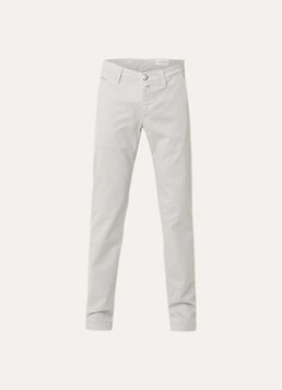 Jacob Cohën Heren Bobby slim fit chino met steekzakken in de kleur Lichtgrijs, maat: 32