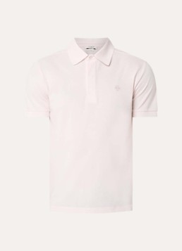 Jacob Cohën Heren Regular fit polo van piqué katoen in de kleur Lichtroze, maat: XL